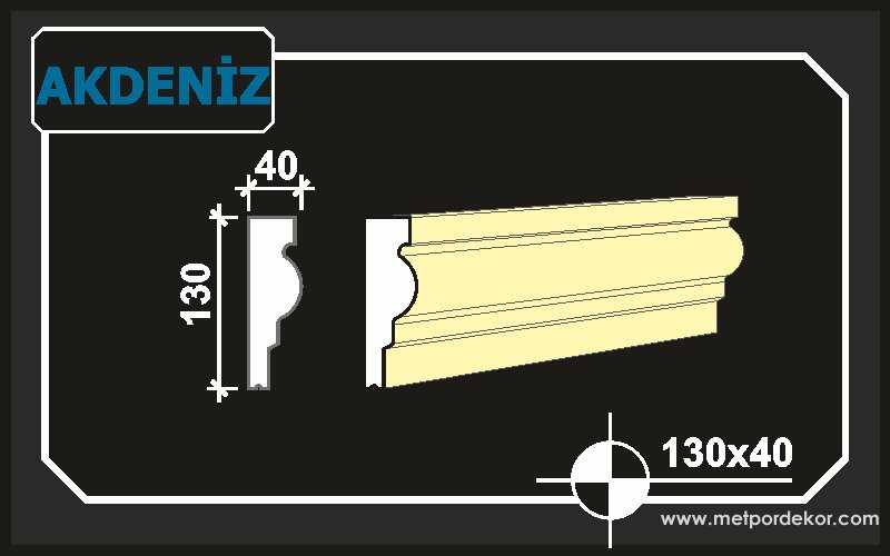 akdeniz denizlik modeli 13cm x 40cm