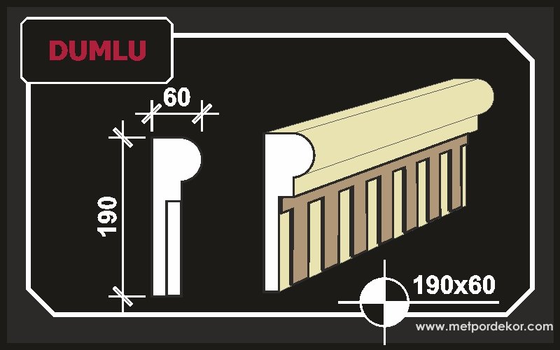 Dumlu Desenli Kat Silme Profili