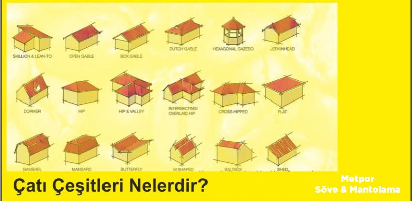 Çatı Çeşitleri Nelerdir?